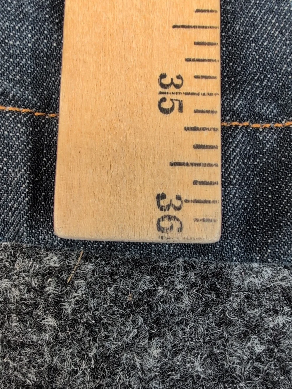 Duluth Trading Denim Jacket XXL Tall Jean Button Front Lined Work Flex Trucker
